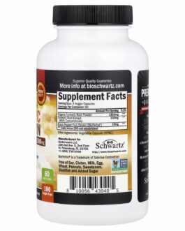BioSchwartz, Premium Ultra Pure, Turmeric Curcumin With Bioperine®, 180 Veggie Caps