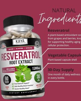 Kaya Naturals – Resveratrol Capsules