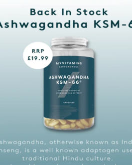 Ashwagandha KSM66|Myvitamins