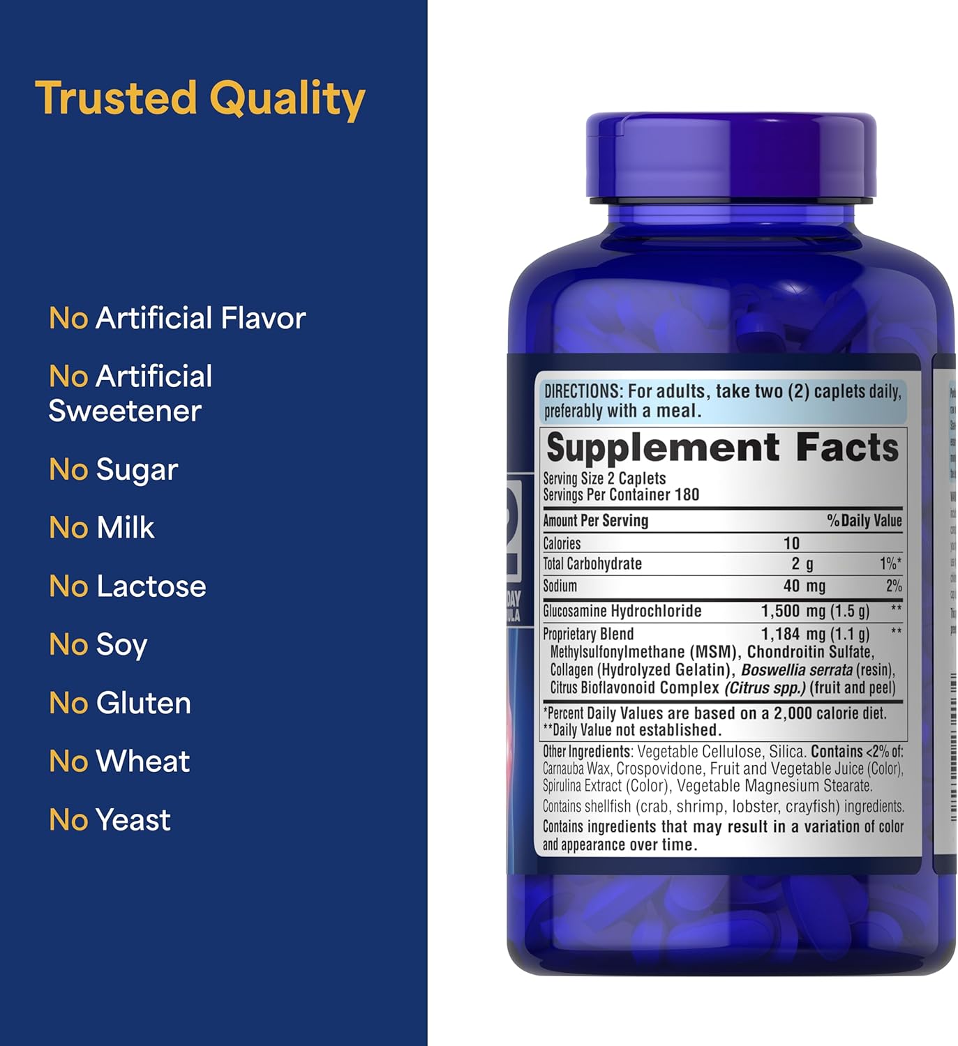 Puritan Pride Glucosamine - Image 2