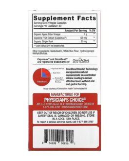 Physician’s Choice Organic Apple Cider