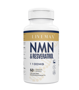 NMN+Resveratrol 60 Capsules, Powerful Antioxidant Supplement for Heart Health & Anti-Aging, Enhanced with Black Pepper Extract for Superior Absorption