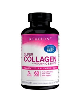 Bcuelov Super Collagen + Vitamin C & Biotin Capsules