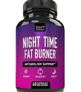 Night Time Fat Burner Supplements with Green Coffee Bean Extract – 60 Capsules